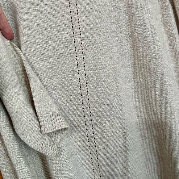 89th & Madison Light Tan Cardigan Sweater - Picture 3 of 5